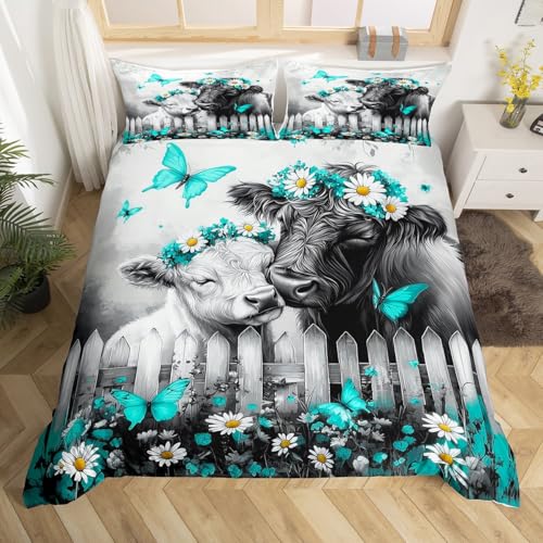 Homewish Süß Highland Kuh Bettwäsche 200x200cm Schmetterling Blume Daisy Bettbezug Kinder,für Jungen Vintage Retro Landschaft Holz Brett Bettwäscheset Bull Rinder Farm Tiere Ombre Ölgemälde bettset Homewish Süß Highland Kuh Bettwäsche 200x200cm Schmetterling Blume Daisy Bettbezug Kinder,für Jungen Vintage Retro Landschaft Holz Brett Bettwäscheset Bull Rinder Farm Tiere Ombre Ölgemälde bettset von Homewish
