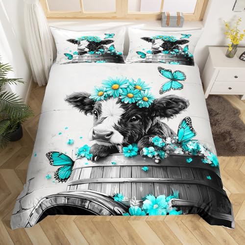 Homewish Süß Highland Kuh Bettwäsche Daisy Floral Rustic Butterfly Bettbezug 200x200cm,Ombre Ölgemälde Holz Board Dekor Longhorn Bettwäscheset Bauernhof Bauernhof Land Stier Westliche Tiere bettset Homewish Süß Highland Kuh Bettwäsche Daisy Floral Rustic Butterfly Bettbezug 200x200cm,Ombre Ölgemälde Holz Board Dekor Longhorn Bettwäscheset Bauernhof Bauernhof Land Stier Westliche Tiere bettset von Homewish