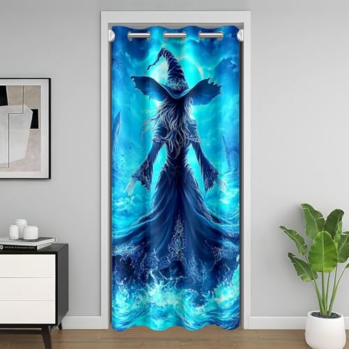 Homewish Vintage Halloween Jugendliche Türvorhang 150x203cm Magische Blaue Hexe Vorhang für Kinder,Halloween-Hexe Tür Vorhänge Mysteriöse Gotische Hexe Sichtschutzvorhang für Wohnzimmer Homewish Vintage Halloween Jugendliche Türvorhang 150x203cm Magische Blaue Hexe Vorhang für Kinder,Halloween-Hexe Tür Vorhänge Mysteriöse Gotische Hexe Sichtschutzvorhang für Wohnzimmer von Homewish