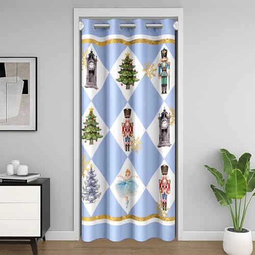 Homewish Weihnachten Jugendliche Türvorhang 150x203cm Blauer Geometrischer Diamant Vorhang,Weihnachtsbaum Nussknacker Dekor Tür Vorhänge Winter Schneeflocke Sichtschutzvorhang für Wohnzimmer Homewish Weihnachten Jugendliche Türvorhang 150x203cm Blauer Geometrischer Diamant Vorhang,Weihnachtsbaum Nussknacker Dekor Tür Vorhänge Winter Schneeflocke Sichtschutzvorhang für Wohnzimmer von Homewish