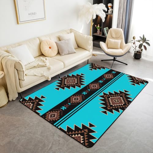 Homewish Westliche Azteken Teppich Schlafzimmer Native Navajo Teppiche Wohnzimmer Südwestliche Geometrie Carpet Ethnische Kinderteppich 150x200 Pflegeleicht Rustikale Bauernhaus Dekor Blau Rug Homewish Westliche Azteken Teppich Schlafzimmer Native Navajo Teppiche Wohnzimmer Südwestliche Geometrie Carpet Ethnische Kinderteppich 150x200 Pflegeleicht Rustikale Bauernhaus Dekor Blau Rug von Homewish