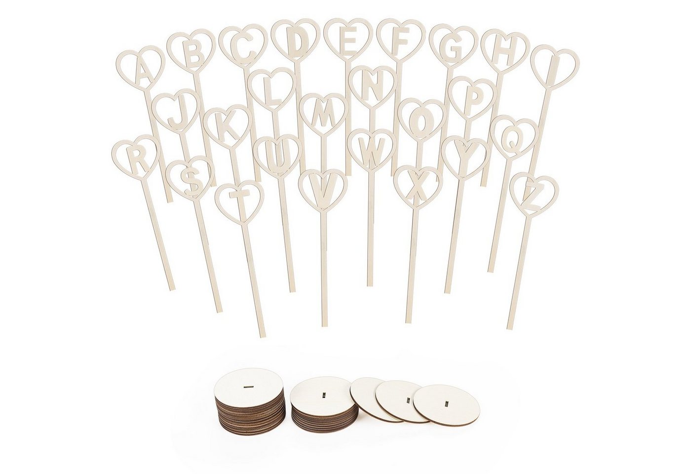 Homewit Bastelnaturmaterial 20pcs Holz Nummer,Tischnummern Hochzeit 20 Nummer mit Halter Basis, (Set 26-tlg), Dekoration für Hochzeits, Cafés, Restaurants, Partys von Homewit