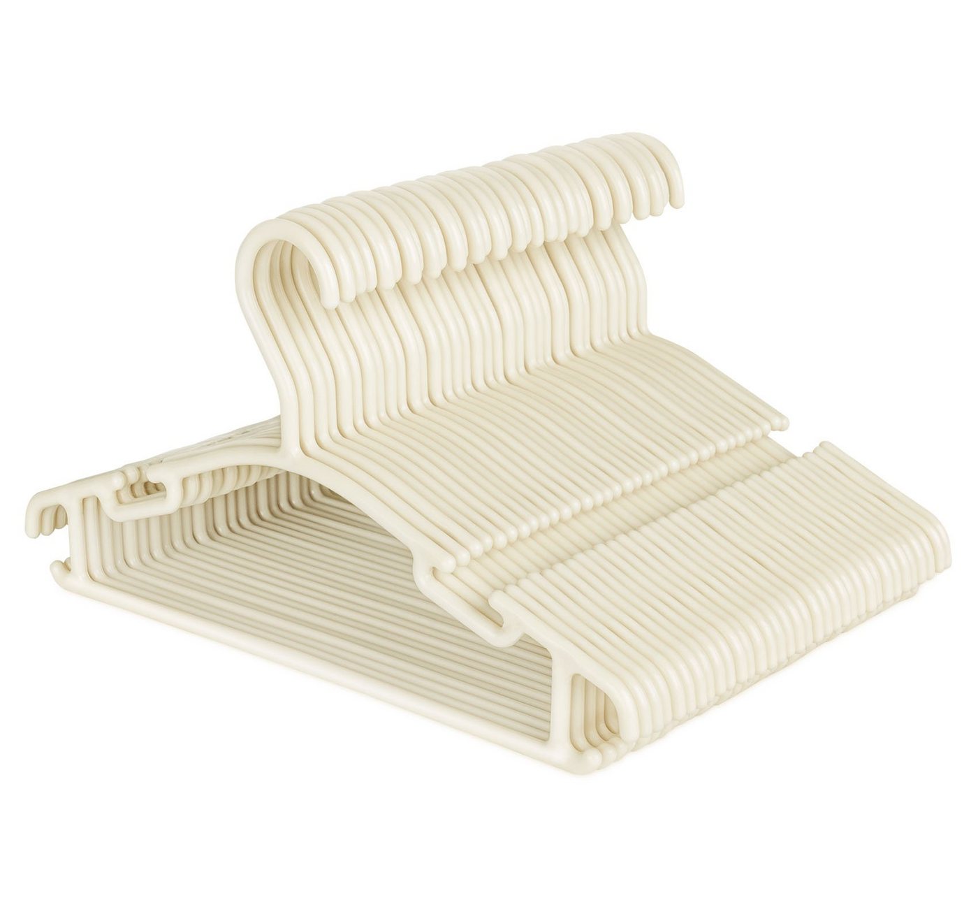 Homewit Kleiderbügel Kleiderbügel Baby Kinderkleiderbügel Hangers Aufbewahrung, (Set, 36-tlg), für Kleiderschrank Schrank Kleidung, Beige von Homewit