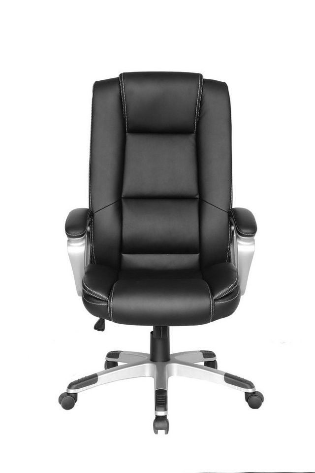 Homexperts Bürostuhl Daryl, Kunstleder Schwarz, B72.5xH125xT64cm von Homexperts