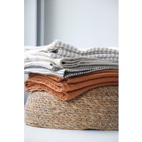Leinen Servietten - Stonewashed Hochzeit Natur Tisch Dekor Verschiedene Farben Set von HomeyLinenLT