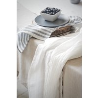 Leinen Servietten. Gestreifte Reine Leinenservietten. Stonewashed Set Von Tischwäsche. Tischwäsche Dekor. Geschenk Für Zu Hause von HomeyLinenLT