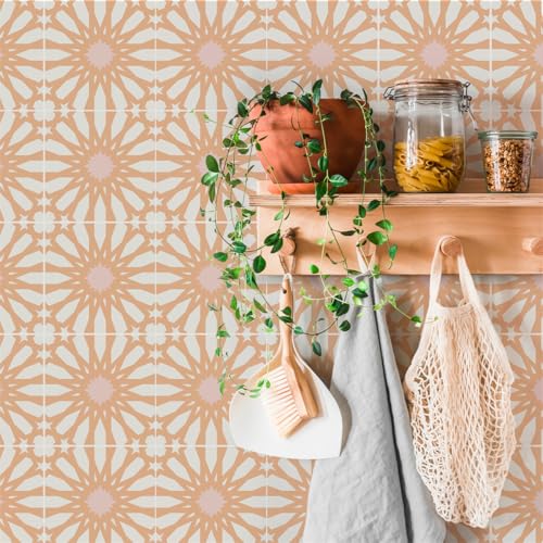 Fliesenaufkleber 15x15 Orange Rosa Mandala Fliesenaufkleber PVC Klebefliesen Wasserdicht Fliesenaufkleber Bad Küchenrückwand Selbstklebend Dekorieren Fliesenfolie 20 Stück Fliesenaufkleber 15x15 Orange Rosa Mandala Fliesenaufkleber PVC Klebefliesen Wasserdicht Fliesenaufkleber Bad Küchenrückwand Selbstklebend Dekorieren Fliesenfolie 20 Stück von Homeyang