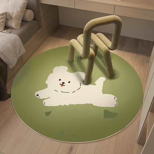 Outdoor Teppich Rund Grünes Hundeherz Teppich Wohnzimmer Schlafzimmer Kinderzimmer Indoor Flauschiger Weich Anti Rutsch Dekoration Waschbare Teppiche Runde 60 cm Outdoor Teppich Rund Grünes Hundeherz Teppich Wohnzimmer Schlafzimmer Kinderzimmer Indoor Flauschiger Weich Anti Rutsch Dekoration Waschbare Teppiche Runde 60 cm von Homeyang