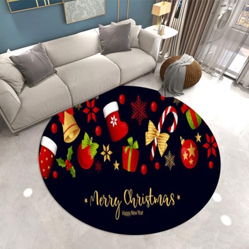 Outdoor Teppich Rund Schwarze Rote Socken Teppiche Wohnzimmer Schlafzimmer Kinderzimmer für Garten Terrasse Flauschiger Teppich Waschbar in Waschmaschine 40 cm Outdoor Teppich Rund Schwarze Rote Socken Teppiche Wohnzimmer Schlafzimmer Kinderzimmer für Garten Terrasse Flauschiger Teppich Waschbar in Waschmaschine 40 cm von Homeyang