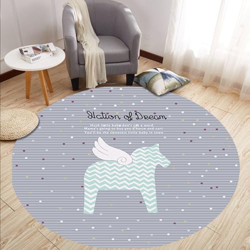 Teppich Wohnzimmer Rund Gestreift Grau Grün Teppiche Wohnzimmer Kinderzimmer Schlafzimmer Flauschiger für Garten Terrasse Dekorativ Waschbarer Runder Teppich 80 cm Teppich Wohnzimmer Rund Gestreift Grau Grün Teppiche Wohnzimmer Kinderzimmer Schlafzimmer Flauschiger für Garten Terrasse Dekorativ Waschbarer Runder Teppich 80 cm von Homeyang