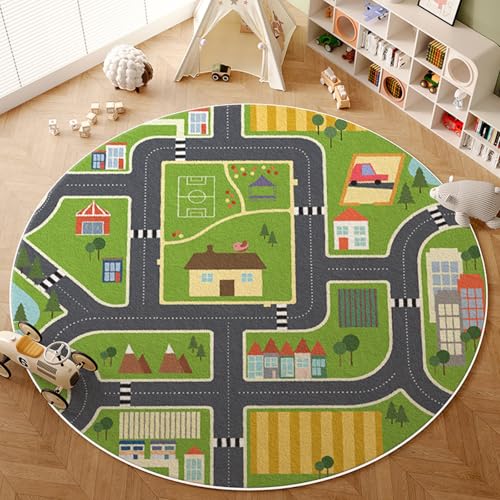 Teppich Wohnzimmer Rund Grauer Grüner Baum Teppiche Wohnzimmer Kinderzimmer Schlafzimmer Flauschiger für Garten Terrasse Dekorativ Waschbarer Runder Teppich 80 cm Teppich Wohnzimmer Rund Grauer Grüner Baum Teppiche Wohnzimmer Kinderzimmer Schlafzimmer Flauschiger für Garten Terrasse Dekorativ Waschbarer Runder Teppich 80 cm von Homeyang