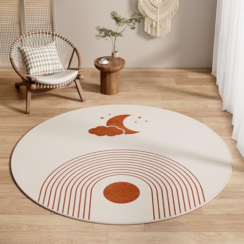 Teppich Wohnzimmer Rund Roter Mond Wolken Teppiche Wohnzimmer Kinderzimmer Schlafzimmer Flauschiger für Garten Terrasse Dekorativ Waschbarer Runder Teppich 80 cm Teppich Wohnzimmer Rund Roter Mond Wolken Teppiche Wohnzimmer Kinderzimmer Schlafzimmer Flauschiger für Garten Terrasse Dekorativ Waschbarer Runder Teppich 80 cm von Homeyang
