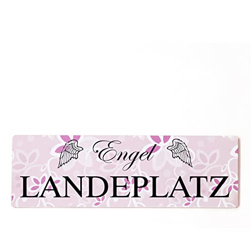 Deko Shabby Chic Schild Engel Landeplatz in rosa Vintage Holz Türschild zum kleben Deko Shabby Chic Schild Engel Landeplatz in rosa Vintage Holz Türschild zum kleben von Homeyourself