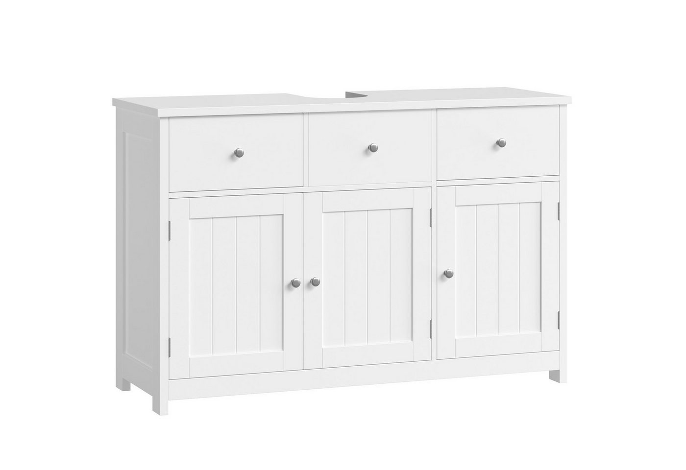 Homfa Waschbeckenunterschrank Unterschrank Badezimmerschrank mit 2 Schubladen und 3 Türen, Breite 100 cm, freistehend Homfa Waschbeckenunterschrank Unterschrank Badezimmerschrank mit 2 Schubladen und 3 Türen, Breite 100 cm, freistehend von Homfa