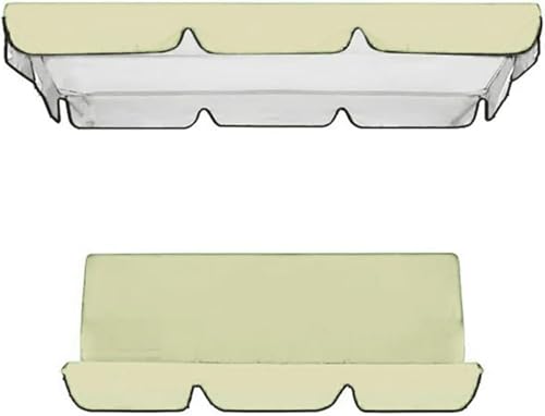 Homg Gartenschaukel-Ersatz-Set, Terrassenschaukel-Ersatzset, 3-Sitzer-Schaukelstuhl-Abdeckungs-Set, Schutz für Gartenmöbel, Terrasse, Möbel, Sitzbezüge Homg Gartenschaukel-Ersatz-Set, Terrassenschaukel-Ersatzset, 3-Sitzer-Schaukelstuhl-Abdeckungs-Set, Schutz für Gartenmöbel, Terrasse, Möbel, Sitzbezüge von Homg
