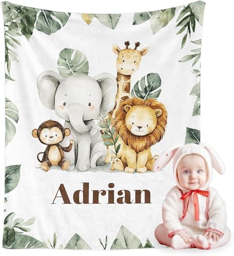 Homg Personalisierte Geschenke Baby babydecke mit Namen - Kuscheldecke Flauschige babydecke personalisiert kuscheldecke Kinder neugeborenen Geschenk für Mädchen oder Jungen Homg Personalisierte Geschenke Baby babydecke mit Namen - Kuscheldecke Flauschige babydecke personalisiert kuscheldecke Kinder neugeborenen Geschenk für Mädchen oder Jungen von Homg