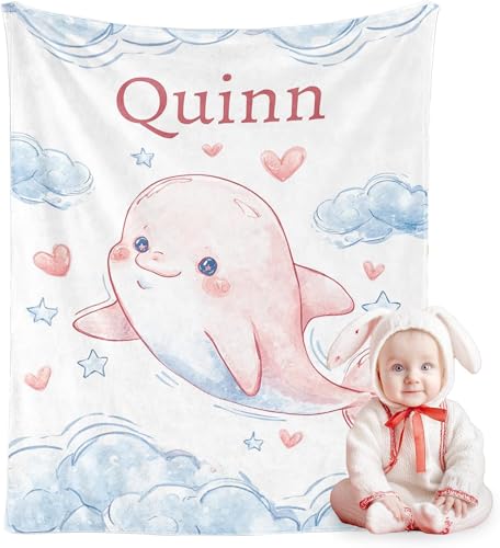 Homg Personalisierte Geschenke Baby babydecke mit Namen - Kuscheldecke Flauschige babydecke personalisiert kuscheldecke Kinder neugeborenen Geschenk für Mädchen oder Jungen Homg Personalisierte Geschenke Baby babydecke mit Namen - Kuscheldecke Flauschige babydecke personalisiert kuscheldecke Kinder neugeborenen Geschenk für Mädchen oder Jungen von Homg
