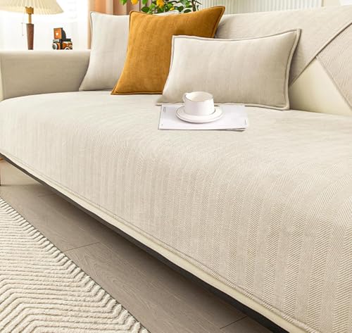 Homg Weicher Chenille-Sofabezug, rutschfest, waschbar und haustierfreundlich, passend für mehrere Stile, Moderne Farben für Heimdekoration Homg Weicher Chenille-Sofabezug, rutschfest, waschbar und haustierfreundlich, passend für mehrere Stile, Moderne Farben für Heimdekoration von Homg