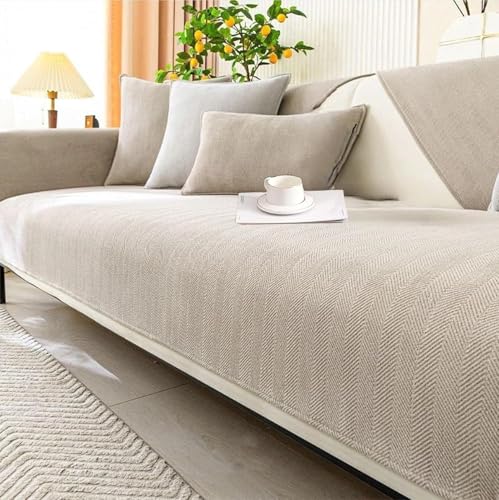 Homg Weicher Chenille-Sofabezug, rutschfest, waschbar und haustierfreundlich, passend für mehrere Stile, Moderne Farben für Heimdekoration Homg Weicher Chenille-Sofabezug, rutschfest, waschbar und haustierfreundlich, passend für mehrere Stile, Moderne Farben für Heimdekoration von Homg