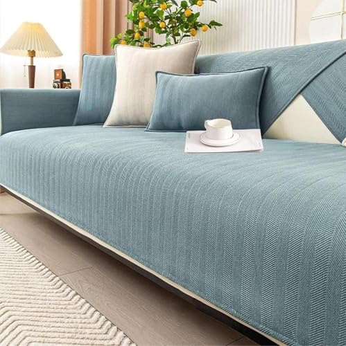 Homg Weicher Chenille-Sofabezug, rutschfest, waschbar und haustierfreundlich, passend für mehrere Stile, Moderne Farben für Heimdekoration Homg Weicher Chenille-Sofabezug, rutschfest, waschbar und haustierfreundlich, passend für mehrere Stile, Moderne Farben für Heimdekoration von Homg