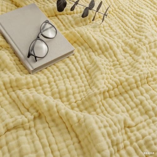 Musselin Decke, 100% Natürliche Musselin-Baumwolle, Sommer Musselins Decke 130 x 150 cm, Muslin Blanket Erwachsene as Cuddly Blanket,Bed,Couch Throw Musselin Decke, 100% Natürliche Musselin-Baumwolle, Sommer Musselins Decke 130 x 150 cm, Muslin Blanket Erwachsene as Cuddly Blanket,Bed,Couch Throw von Homg