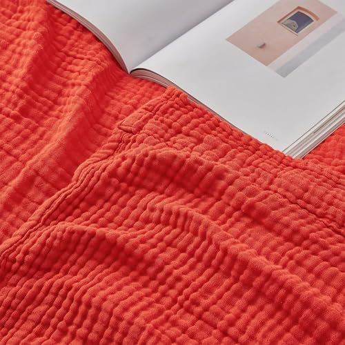Musselin Decke, 100% Natürliche Musselin-Baumwolle, Sommer Musselins Decke 150 x 200 cm, Muslin Blanket Erwachsene as Cuddly Blanket,Bed,Couch Throw Musselin Decke, 100% Natürliche Musselin-Baumwolle, Sommer Musselins Decke 150 x 200 cm, Muslin Blanket Erwachsene as Cuddly Blanket,Bed,Couch Throw von Homg