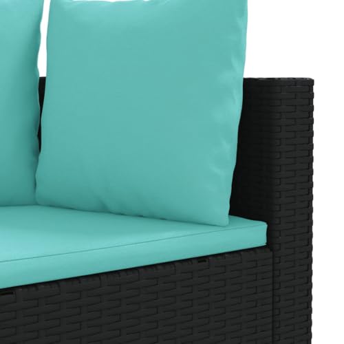 Homgoday 10-TLG. Garten-Sofagarnitur mit Kissen Schwarz Poly Rattan Gartensofa Set, Terrassensofa Gartenlounge, Balkonmöbel Gartenmöbel Sitzgruppe Loungemöbel Modular Rattanmöbel Homgoday 10-TLG. Garten-Sofagarnitur mit Kissen Schwarz Poly Rattan Gartensofa Set, Terrassensofa Gartenlounge, Balkonmöbel Gartenmöbel Sitzgruppe Loungemöbel Modular Rattanmöbel von Homgoday
