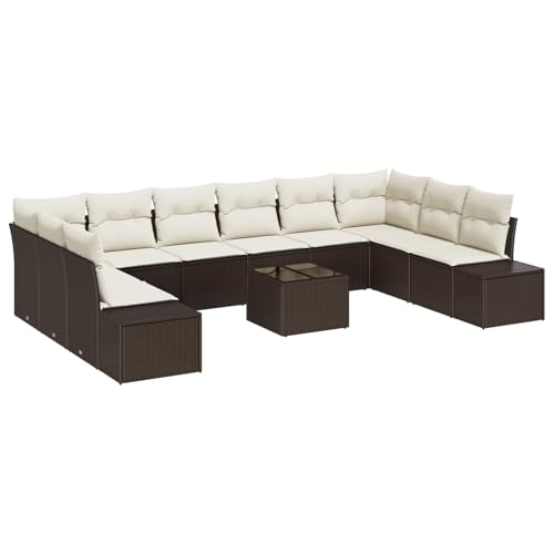 Homgoday 10-teiliges Garten-Sofa-Set mit Kissen Grau Poly-Rattan Sofa Im Freien Model3347248 Homgoday 10-teiliges Garten-Sofa-Set mit Kissen Grau Poly-Rattan Sofa Im Freien Model3347248 von Homgoday