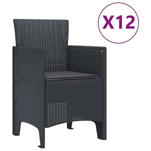 Homgoday 13-teiliges Garten Esstisch Set mit Kissen Anthrazit Poly-Rattan Outdoor M?Bel mit Sessel Model3378615 Homgoday 13-teiliges Garten Esstisch Set mit Kissen Anthrazit Poly-Rattan Outdoor M?Bel mit Sessel Model3378615 von Homgoday