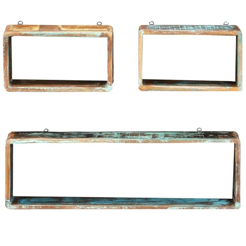 Homgoday 3-TLG. Würfel-Wandregal-Set Recyceltes Massivholz Regal Model285845 Homgoday 3-TLG. Würfel-Wandregal-Set Recyceltes Massivholz Regal Model285845 von Homgoday