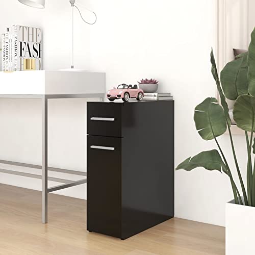Homgoday Apothekenschrank, schwarz, 20 x 45,5 x 60 cm, aus mehrschichtigem Holz, Möbelschrank, Büromöbel, Aufbewahrungsschrank Homgoday Apothekenschrank, schwarz, 20 x 45,5 x 60 cm, aus mehrschichtigem Holz, Möbelschrank, Büromöbel, Aufbewahrungsschrank von Homgoday