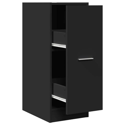 Homgoday Apothekerschrank Schwarz 30x41x77,5 cm Holzwerkstoff Medikamentenschrank Model855152 Homgoday Apothekerschrank Schwarz 30x41x77,5 cm Holzwerkstoff Medikamentenschrank Model855152 von Homgoday