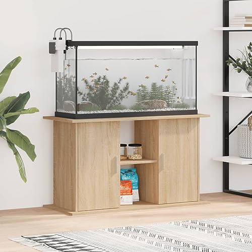 Homgoday Aquariumständer mit Fächer und Ablagen Aquarienschrank Aquarium Unterschrank Aquarium Tisch Aquarienunterschrank Terrarium Schrank Sonoma-Eiche 101x41x58 cm Holzwerkstoff Homgoday Aquariumständer mit Fächer und Ablagen Aquarienschrank Aquarium Unterschrank Aquarium Tisch Aquarienunterschrank Terrarium Schrank Sonoma-Eiche 101x41x58 cm Holzwerkstoff von Homgoday