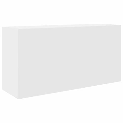 Homgoday Bad-Wandschrank Weiß 80x25x40 cm Holzwerkstoff Wandschrank Model860085 von Homgoday