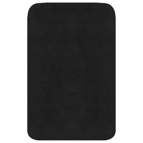 Homgoday Badematten-Set 2-TLG. Stoff Anthrazit Anti-Rutsch-Matte fürs Badezimmer Model133229 von Homgoday