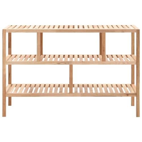 Homgoday Badregal Massivholz Walnuss 100x40x65 cm Badezimmerregale Model247100 von Homgoday