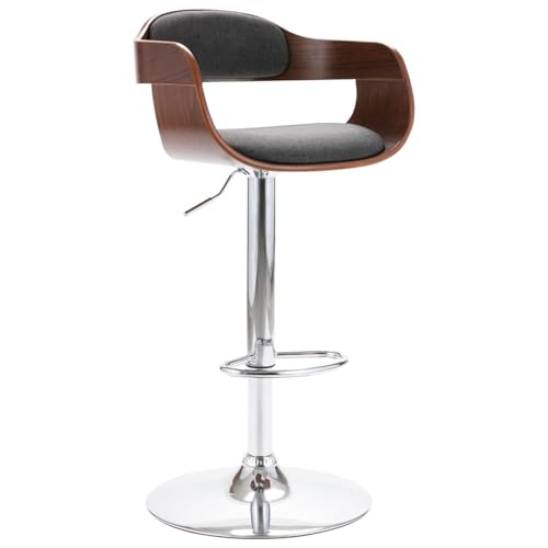 Homgoday Barhocker Sperrholz und Grauer Stoff Barhocker Model287406 von Homgoday