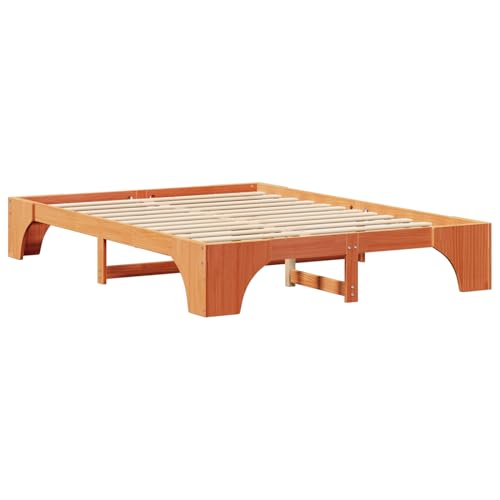 Homgoday Bettgestell Wachsbraun Holz 160 x 200 cm Langlebig Für Schlafzimmer Model872940 Homgoday Bettgestell Wachsbraun Holz 160 x 200 cm Langlebig Für Schlafzimmer Model872940 von Homgoday