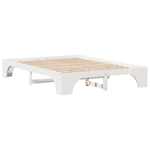 Homgoday Bettgestell Weiß Holz 150 x 200 cm Minimalistisch Für Schlafzimmer Model872942 Homgoday Bettgestell Weiß Holz 150 x 200 cm Minimalistisch Für Schlafzimmer Model872942 von Homgoday