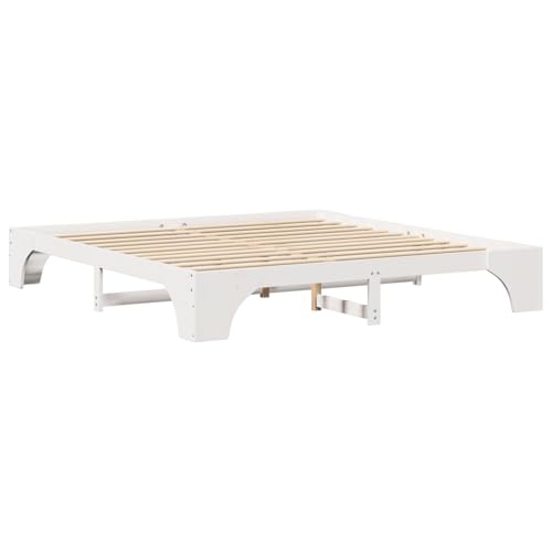 Homgoday Bettgestell Weiß Massivholz 180 x 200 cm Bettgestell Rechteckig Für Schlafzimmer Model872936 Homgoday Bettgestell Weiß Massivholz 180 x 200 cm Bettgestell Rechteckig Für Schlafzimmer Model872936 von Homgoday