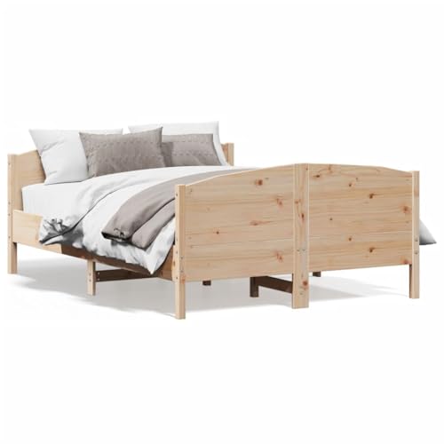 Homgoday Bettgestell ohne Matratze 160 x 200 cm aus massivem Kiefernholz, Bett Bettrahmen, Rahmen, Rahmen, modernes Bett, Struktur Wohnzimmer, Schlafzimmer, Modell 3216167IT Homgoday Bettgestell ohne Matratze 160 x 200 cm aus massivem Kiefernholz, Bett Bettrahmen, Rahmen, Rahmen, modernes Bett, Struktur Wohnzimmer, Schlafzimmer, Modell 3216167IT von Homgoday