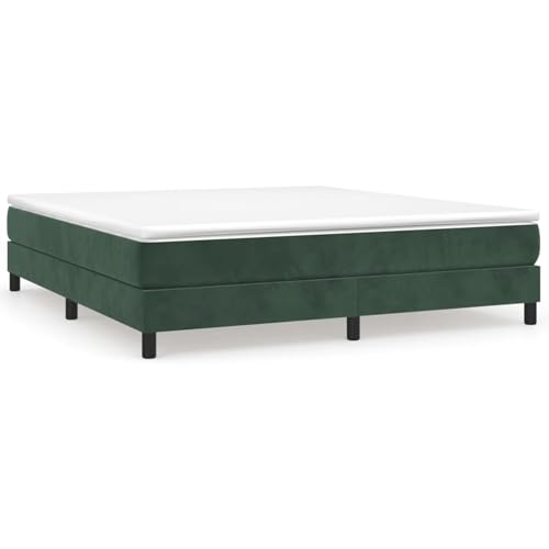 Homgoday Bettgestell ohne Matratze Dunkelgrün 160x200 cm Samt Bed Frame Model3120781 Homgoday Bettgestell ohne Matratze Dunkelgrün 160x200 cm Samt Bed Frame Model3120781 von Homgoday