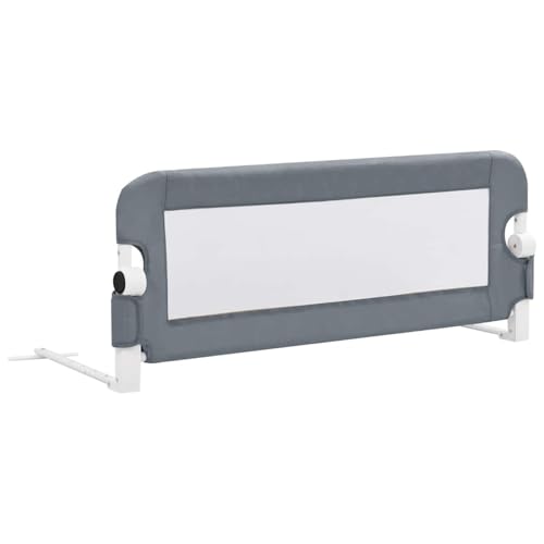 Homgoday Bettschutzgitter Grau 102x42 cm Polyester Sicherheitsbettgitter Model10166 von Homgoday
