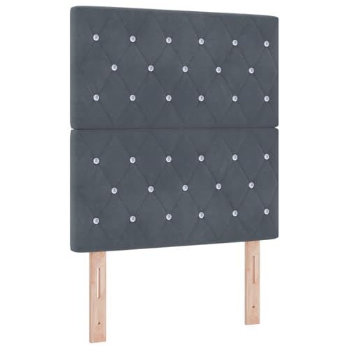 Homgoday Boxspringbett mit Matratze Dunkelgrau 80x200 cm Samt G?stebett Familienbett Model3339729 Homgoday Boxspringbett mit Matratze Dunkelgrau 80x200 cm Samt G?stebett Familienbett Model3339729 von Homgoday