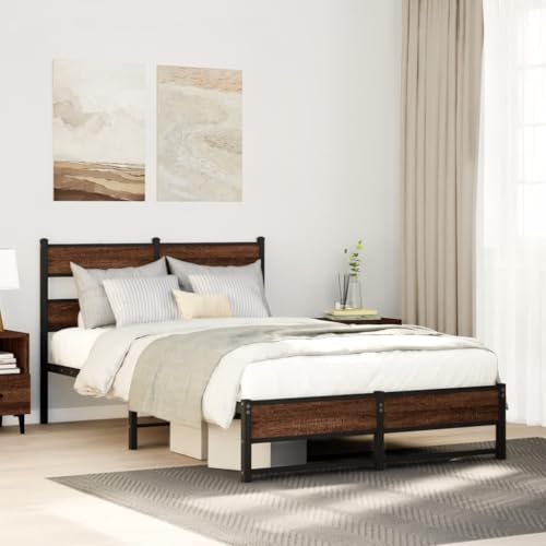 Homgoday Boxspringbett ohne Matratze aus Metall Eiche Braun 120x200 Bett mit Rahmen Bettrahmen Bettgestell Bettgestell Modern Struktur für Wohnzimmer Schlafzimmer Homgoday Boxspringbett ohne Matratze aus Metall Eiche Braun 120x200 Bett mit Rahmen Bettrahmen Bettgestell Bettgestell Modern Struktur für Wohnzimmer Schlafzimmer von Homgoday