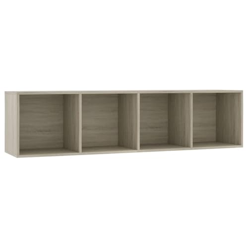 Homgoday Bücherregal/TV-Schrank Sonoma-Eiche 143×30×36 cm Book Shelf Model800264 Homgoday Bücherregal/TV-Schrank Sonoma-Eiche 143×30×36 cm Book Shelf Model800264 von Homgoday