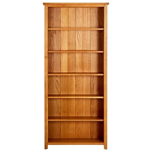Homgoday Bücherregal 6 F?Cher 80x22,5x180 cm Massivholz Eiche Book Shelf Model244470 Homgoday Bücherregal 6 F?Cher 80x22,5x180 cm Massivholz Eiche Book Shelf Model244470 von Homgoday