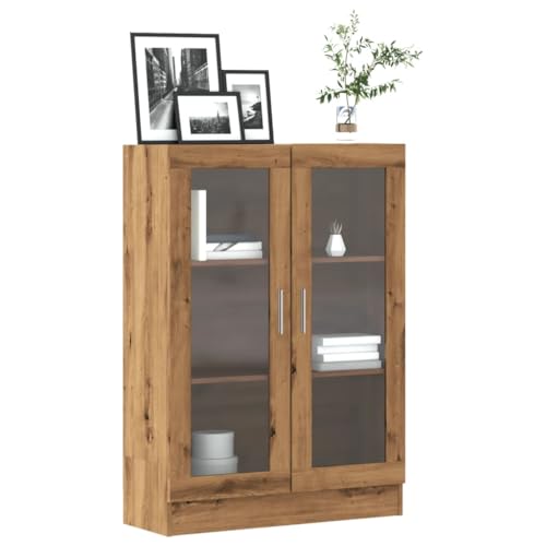 Homgoday Bücherregal Eiche Handwerk 82,5 x 30,5 x 115 cm aus Spanplatte Möbel Schrank Bücherregal Vitrine Vertikales Bücherregal platzsparend Bücherregal Standregal für Studio Modell 856157 Homgoday Bücherregal Eiche Handwerk 82,5 x 30,5 x 115 cm aus Spanplatte Möbel Schrank Bücherregal Vitrine Vertikales Bücherregal platzsparend Bücherregal Standregal für Studio Modell 856157 von Homgoday