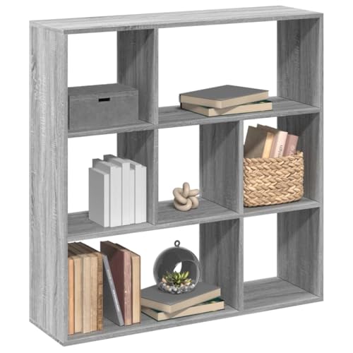 Homgoday Bücherregal Trennwand Holz Technik Grau Sonoma 102 x 29 x 103,5 cm Bücherregal Esszimmer Regal Würfel aus Holz für Büro, Bücherregal, Schlafzimmer oder Speisekammer Homgoday Bücherregal Trennwand Holz Technik Grau Sonoma 102 x 29 x 103,5 cm Bücherregal Esszimmer Regal Würfel aus Holz für Büro, Bücherregal, Schlafzimmer oder Speisekammer von Homgoday