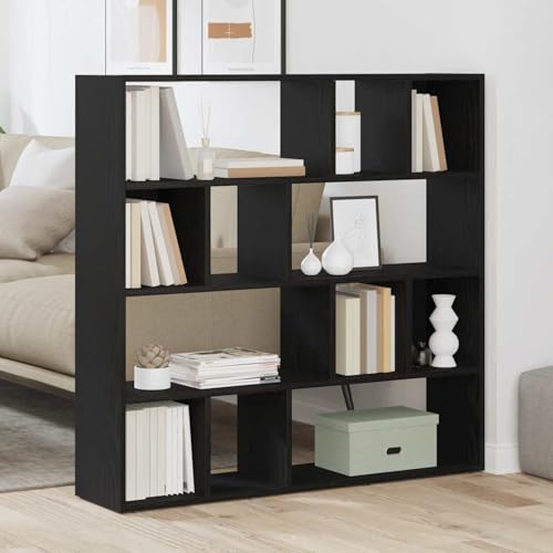 Homgoday Bücherschrank/Raumteiler Eiche schwarz 105x24x102 cm Bücherregal Model862422 Homgoday Bücherschrank/Raumteiler Eiche schwarz 105x24x102 cm Bücherregal Model862422 von Homgoday